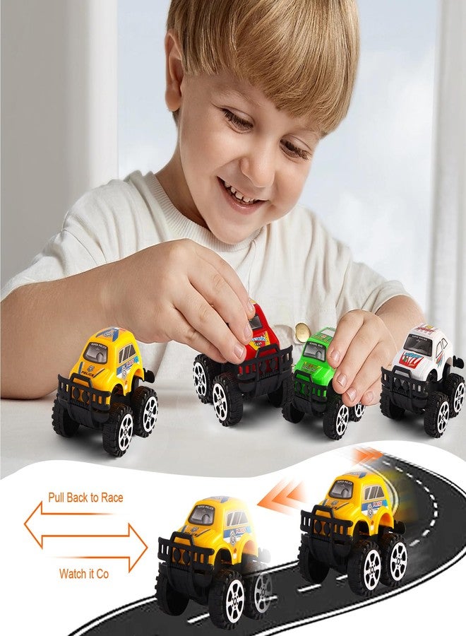 Manmel 12 Pack Pull Back Cars for Kids, Bulk Mini Racing Vehicles Monster Truck Toys Party Favors for Toddlers, Pinata Fillers, Goodie Bag Stuffers, Classroom Prizes for Boys Girls - Image 5